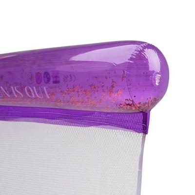 Swim Essentials opblaasbare waterhangmat paars