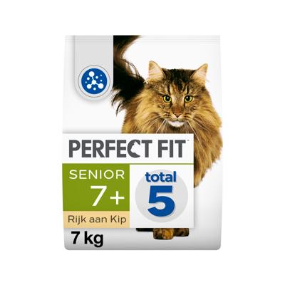 Perfect Fit Senior 7+ met kip kattenvoer 2 x 7 kg