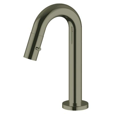 Fonteinkraan Opbouw Salenzi Giro Gebogen Gegalvaniseerd Messing Zwart Chroom OUTLET Fonteinkraan Opbouw Salenzi Giro Gebogen Gegalvaniseerd Messing Zwart Chroom OUTLET