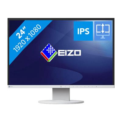 EIZO EV2450-WT LED-monitor 60.5 cm (23.8 inch) Energielabel A+ (A+ - F) 1920 x 1080 pix Full HD 5 ms DVI, USB, VGA, HDMI, DisplayPort, Audio, 5.1 (3.5 mm