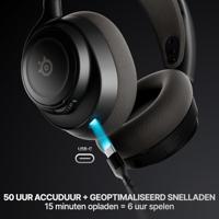 SteelSeries Arctis Nova 7 Wireless Gen 2 multiplatform gamingheadset - Realtime bediening via app - 50h+ accuduur - Neodymiummagneetdrivers - Combineerbaar 2,4-GHz/Bluetooth - PC,PS5,Switch 1/2,mobiel - thumbnail