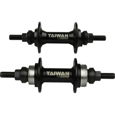 VWP naaf-set bmx-race flipflop m/vaste lagers 36/36g zwart