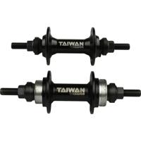 VWP naaf-set bmx-race flipflop m/vaste lagers 36/36g zwart - thumbnail