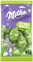 Milka paaseitjes, 81 g, melk hazelnoot - thumbnail