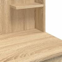 Kaptafel met LED-verlichting 96x40x142 cm sonoma eikenkleurig - thumbnail
