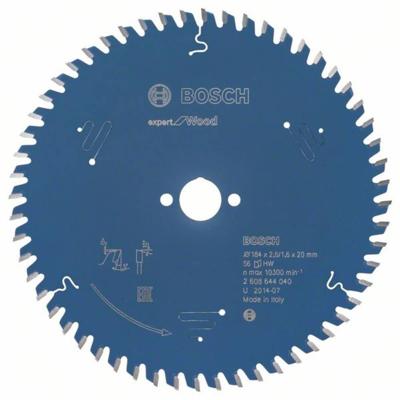 Bosch Accessoires Cirkelzaagblad expert for Wood 184x20x2.6/1.6x56 T - 2608644040