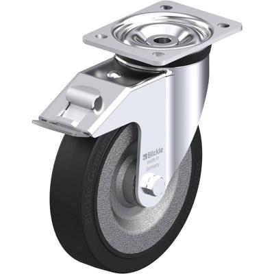 Blickle LK-SE 200K-FI Zwenkwiel met rem Wieldiameter: 200 mm Draagvermogen (max.): 600 kg 1 stuk(s)