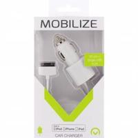 Enzo Mobilize USB autolader 4200mA wit +30-pin kabel 9540110 - thumbnail