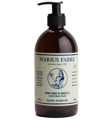 Marius Fabre Marius Fabre Nature Marseille Zeep Zonder Parfum Met Pomp (500ml) Marius Fabre Marius Fabre Nature Marseille Zeep Zonder Parfum Met Pomp (500ml)