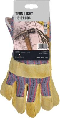 Kixx handschoenen varkenssplit / katoen maat 10