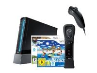 Nintendo Wii (Black) + Sports Resort (boxed) - thumbnail