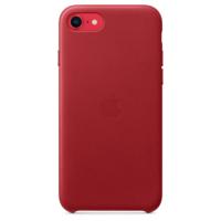 (PRODUCT) RED - Achterzijde behuizing voor mobiele telefoon - leer - rood - voor iPhone 7, 8, SE (2e generatie) - thumbnail