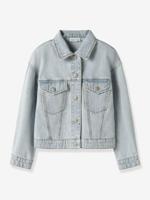 NAME IT meisjesjas van gerecycled katoen gebleekt denim - thumbnail