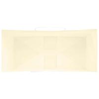 VidaXL Papieren zakken 50 st met hengsels 26x12x35 cm geel - thumbnail