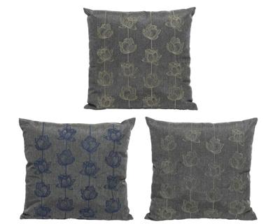 buitenkussen grijs bloem 45x45 assorti buitenkussen grijs bloem 45x45 assorti