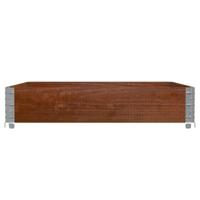 Palletopzetrand 100x100 cm massief grenenhout bruin - thumbnail