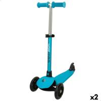 Scooter Eezi Blauw 2 Stuks - thumbnail