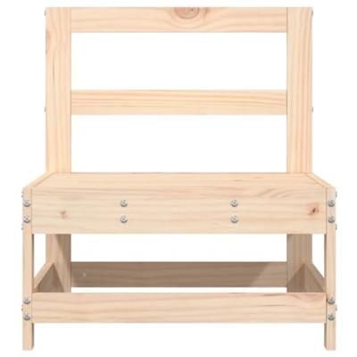 Tuinmiddenbanken 2 st massief grenenhout