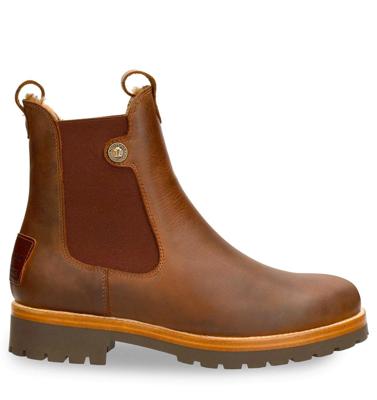 Panama Jack - leren chelsea boots bruin Leer Dames