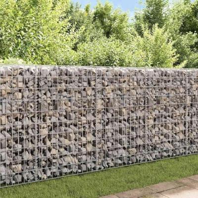 VidaXL Gabion mand 120x30x50 cm gegalvaniseerd staal
