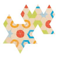 Goki houten tri-domino spel, 45dlg. - thumbnail