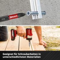 Einhell Impact Bit Taschenbox 10tlg 118653 Bitset 1/4 (6.3 mm), PH, PZ, Torx, Zeskant - thumbnail