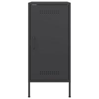 Dressoir 36x39x79 cm staal zwart - thumbnail