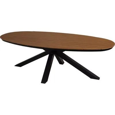 Lesli tafel arezzo ovaal 240 x 113 x 74 cm