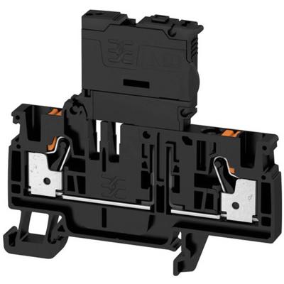 Weidmüller 2429860000 Zekering-serieklem 6.10 mm Spanveer Zwart 50 stuk(s) Piece