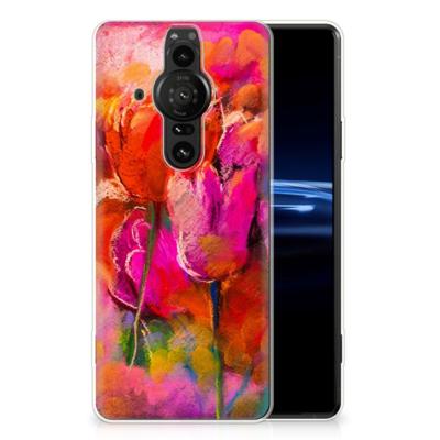 Smartphone hoesje Sony Xperia Pro-I Tulips Smartphone hoesje Sony Xperia Pro-I Tulips
