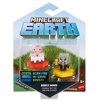Minecraft Earth Boost Mini Figures 2-Pack - Pig & Undying Evoker