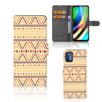 Motorola Moto G9 Plus Telefoon Hoesje Aztec Yellow - thumbnail