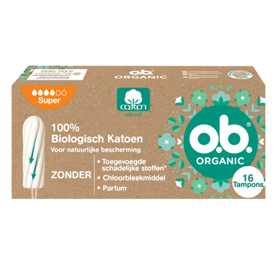 OB Tampons organic super 16 Stuks
