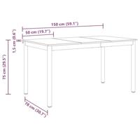 Eettafels METAAL - thumbnail