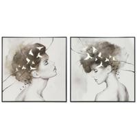 Canvas DKD Home Decor polyestyreen Canvas 100 x 4 x 100 cm - thumbnail