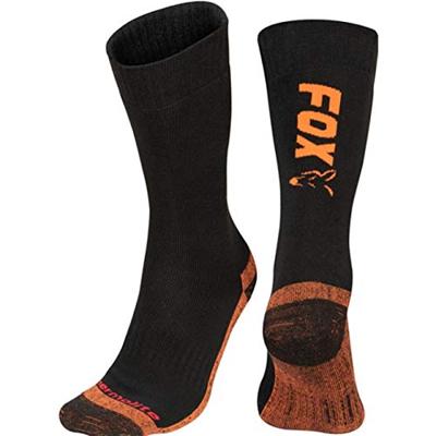 Fox Thermolite Long Socks Black & Orange Thermosokken 40-43