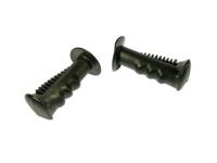 White Label vleugelhandvatset 110mm zwart - thumbnail