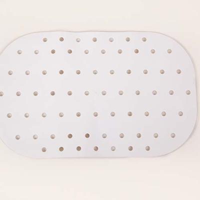 Anti-slip bad- en douchematten - badmat 54x35 cm wit