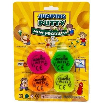 Stuiter Putty Gekleurd, Set van 4