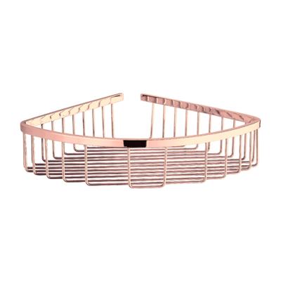 Best Design Opbergrek Lyon Douchekorf Hoekmontage Mat Rose Goud Best Design Opbergrek Lyon Douchekorf Hoekmontage Mat Rose Goud