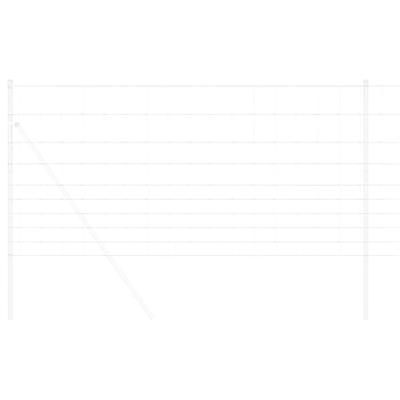 Weidehekwerk Zilver 25 x 1.2 m Gegalvaniseerd staal