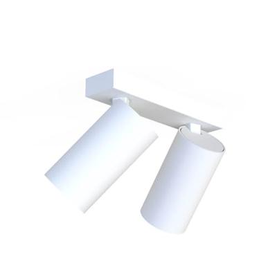 Lyora 2-lichts opbouwspotMono wit met goud - 7774