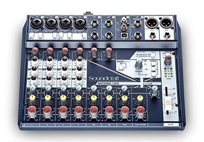 SoundCraft Notepad 12FX Console-mengpaneel Aantal kanalen:12 USB-aansluiting