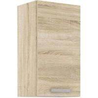 Hoge kast met 1 draaideur - Sonoma eiken decor - B 40 x D 31,6 x 72 cm - LASSEN - thumbnail