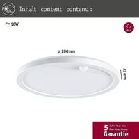 Paulmann 94706 Lamina PIR 2200K rd. weiß LED-plafondlamp 14 W Wit - thumbnail