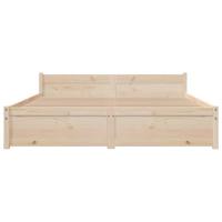 Bedframe massief hout 135x190 cm - thumbnail