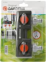 Gardena 2-Weg Waterverdeler Regelbaar voor Tuinbewatering - Compatibel met Besproeiingscomputers - thumbnail