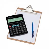 Maul bureaurekenmachine MTL 800, 2-regelig, zwart - thumbnail