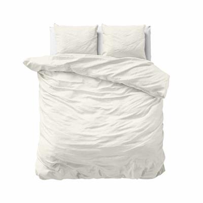 Primaviera Deluxe Uni Satijn Dekbedovertrek Creme 240 x 200/220 cm