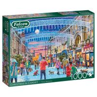 Christmas in Cardiff Puzzel 1000 Stukjes - thumbnail